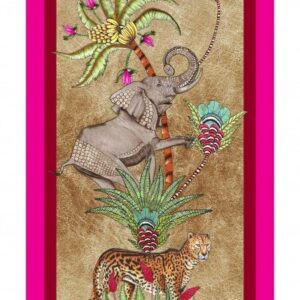 Telo mare-double face-safari/optical Pin Up stars